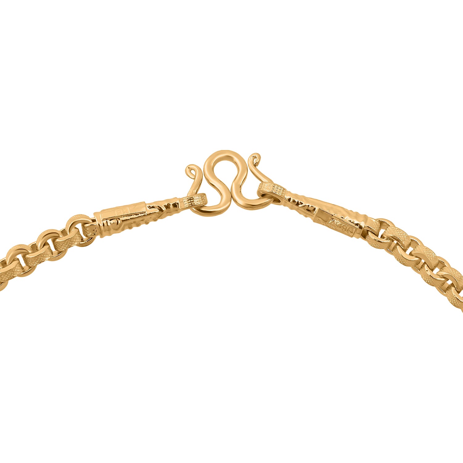 Bangkok Close Out-  23K Yellow Gold ( 95.8% Purity)  Designer Necklace (Size 18) 3.90 gram