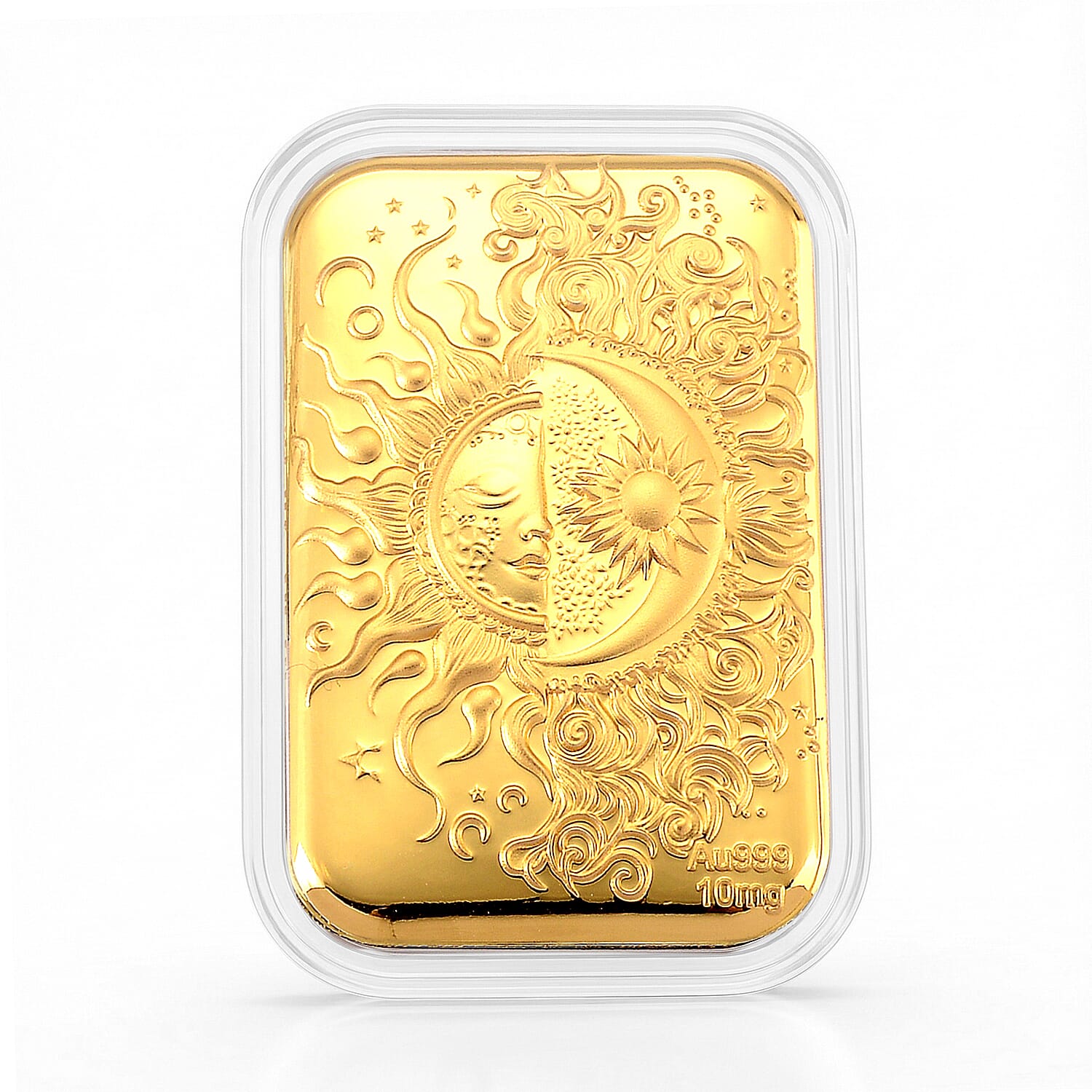 24K Yellow Gold Embossed Sun and Moon Foil (26x40.10 MM)