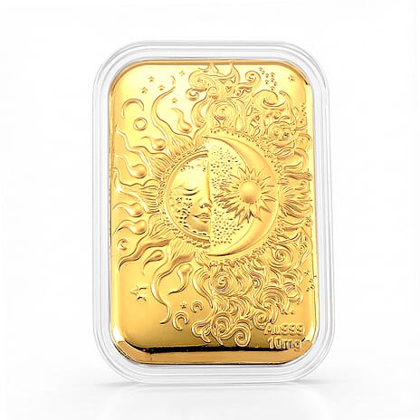 24K Yellow Gold Embossed Sun and Moon Foil (26x40.10 MM)