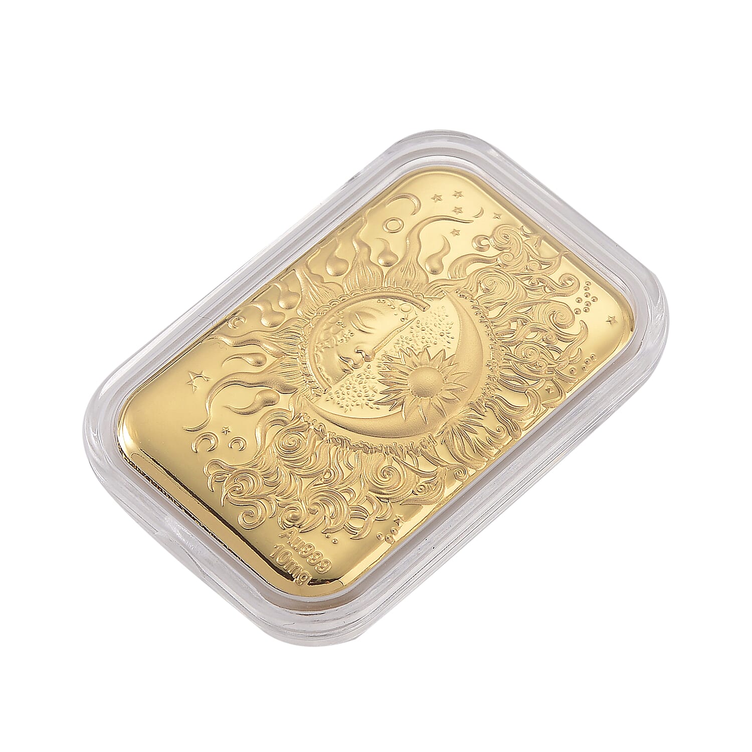 24K Yellow Gold Embossed Sun and Moon Foil (26x40.10 MM)