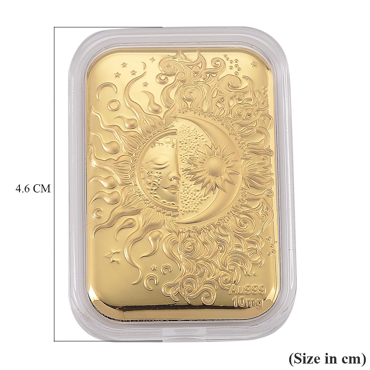 24K Yellow Gold Embossed Sun and Moon Foil (26x40.10 MM)