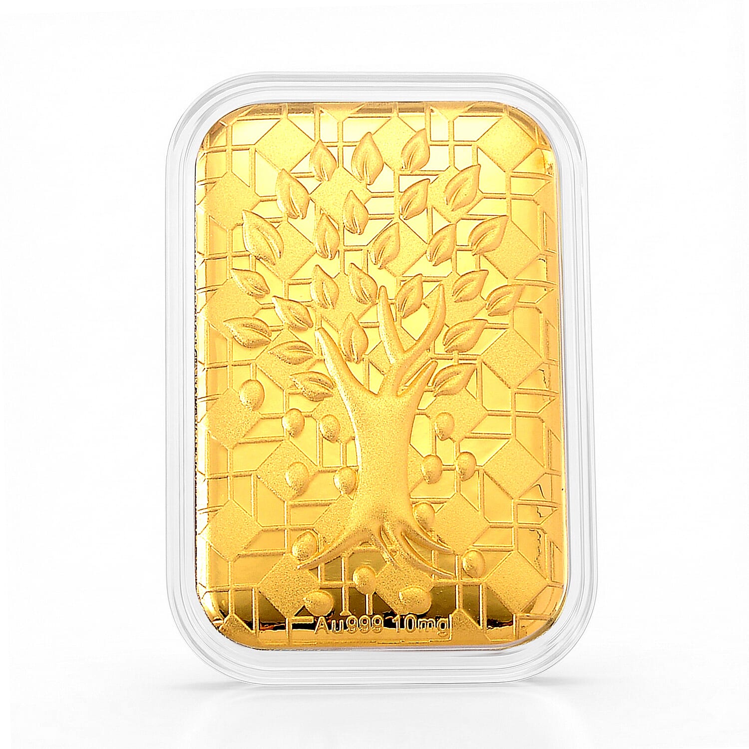 24K Yellow Gold Embossed Life of Tree Foil