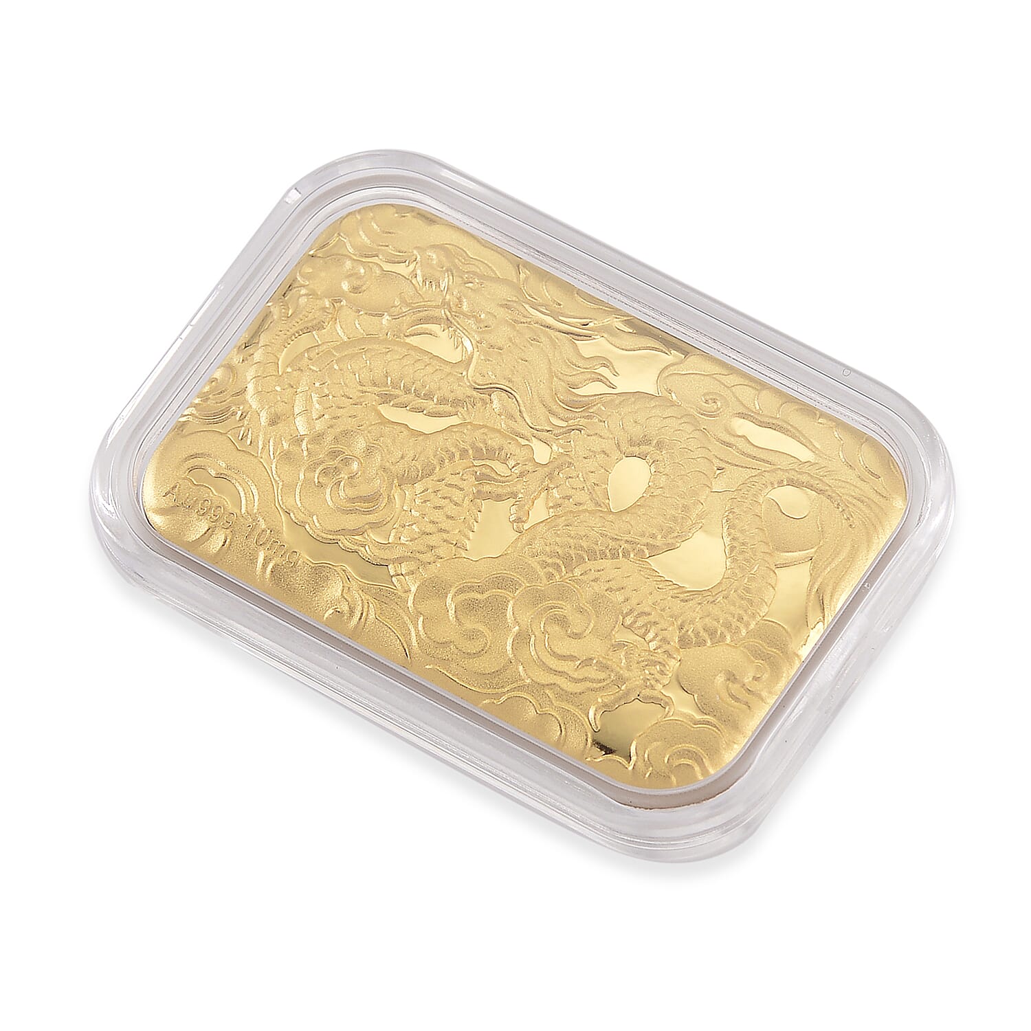 24K Yellow Gold Embossed Dragon Foil
