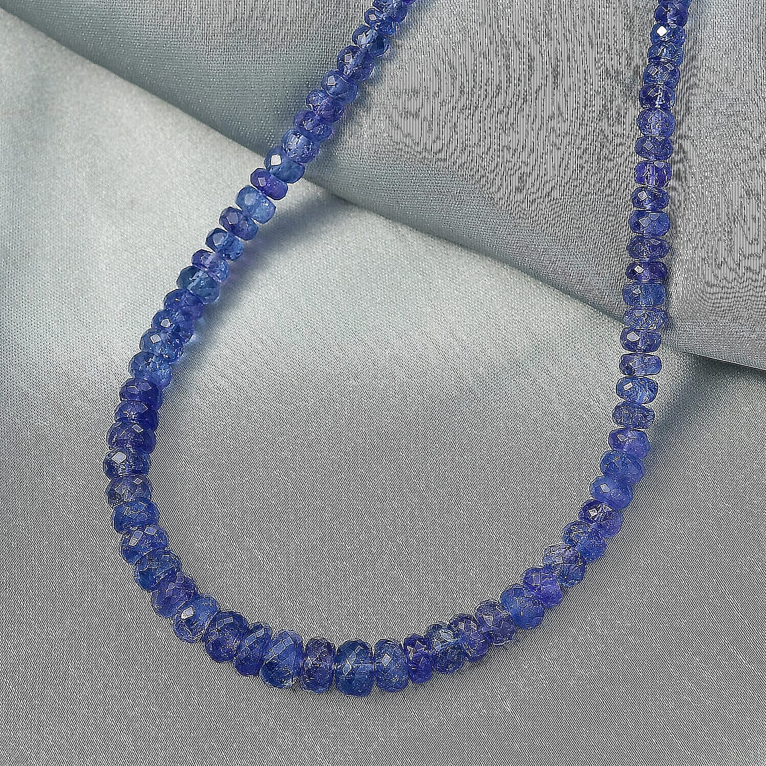 Luxoro 14K Yellow Gold AAA Tanzanite Necklace (Size - 18), Gold Wt.0.82 Gms  125.000  Ct.