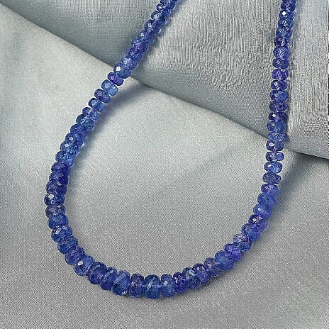 Luxoro 14K Yellow Gold AAA Tanzanite Necklace (Size - 18), Gold Wt.0.82 Gms  125.000  Ct.