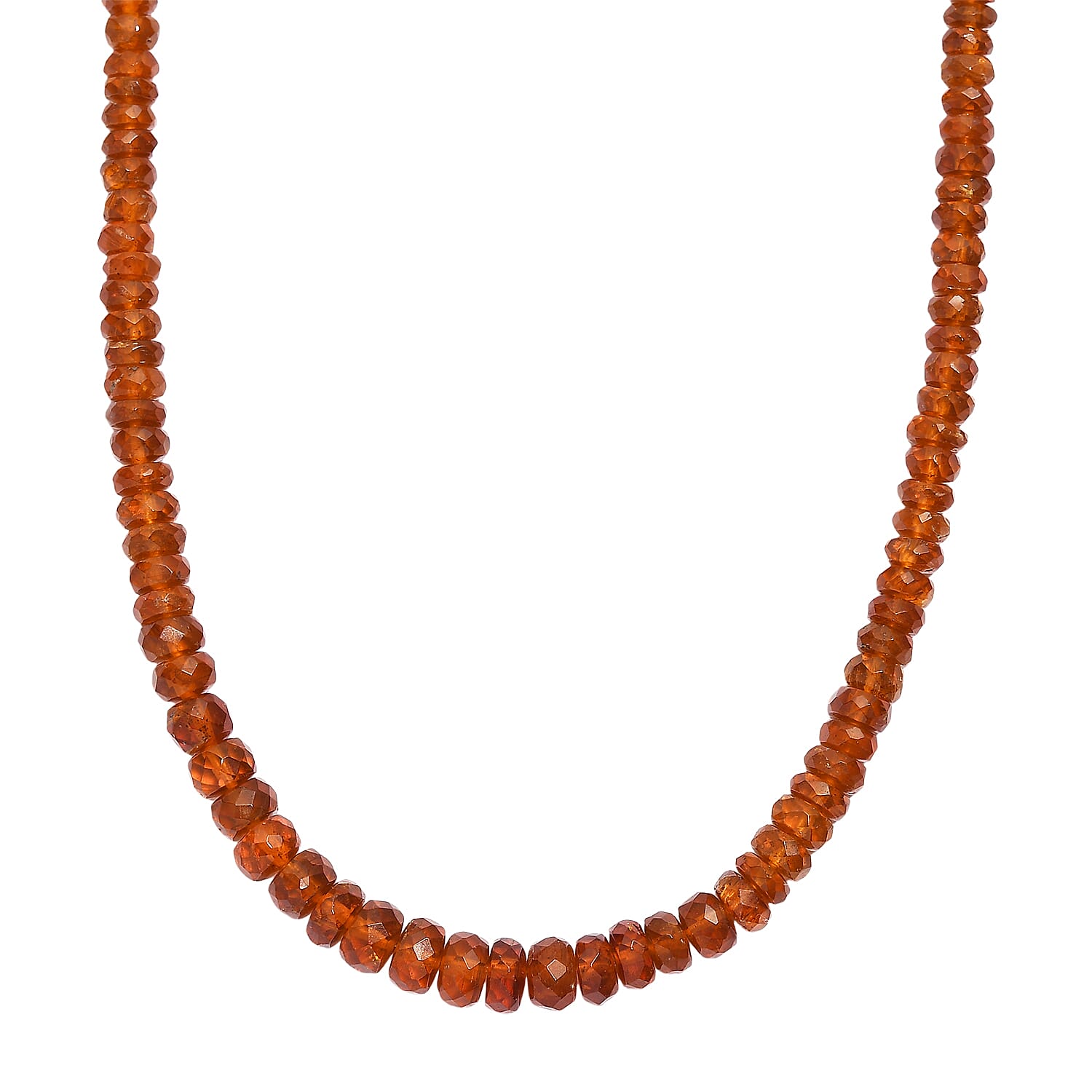 D'Joy Orange Kyanite Necklace (Size - 18) in 18K YG VermeilSterling Silver  95.000  Ct.