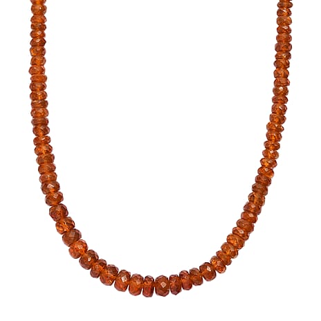 D'Joy Orange Kyanite Necklace (Size - 18) in 18K YG VermeilSterling Silver  95.000  Ct.