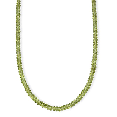 D'Joy Peridot Necklace (Size - 18) in 18K YG VermeilSterling Silver  75.000  Ct.