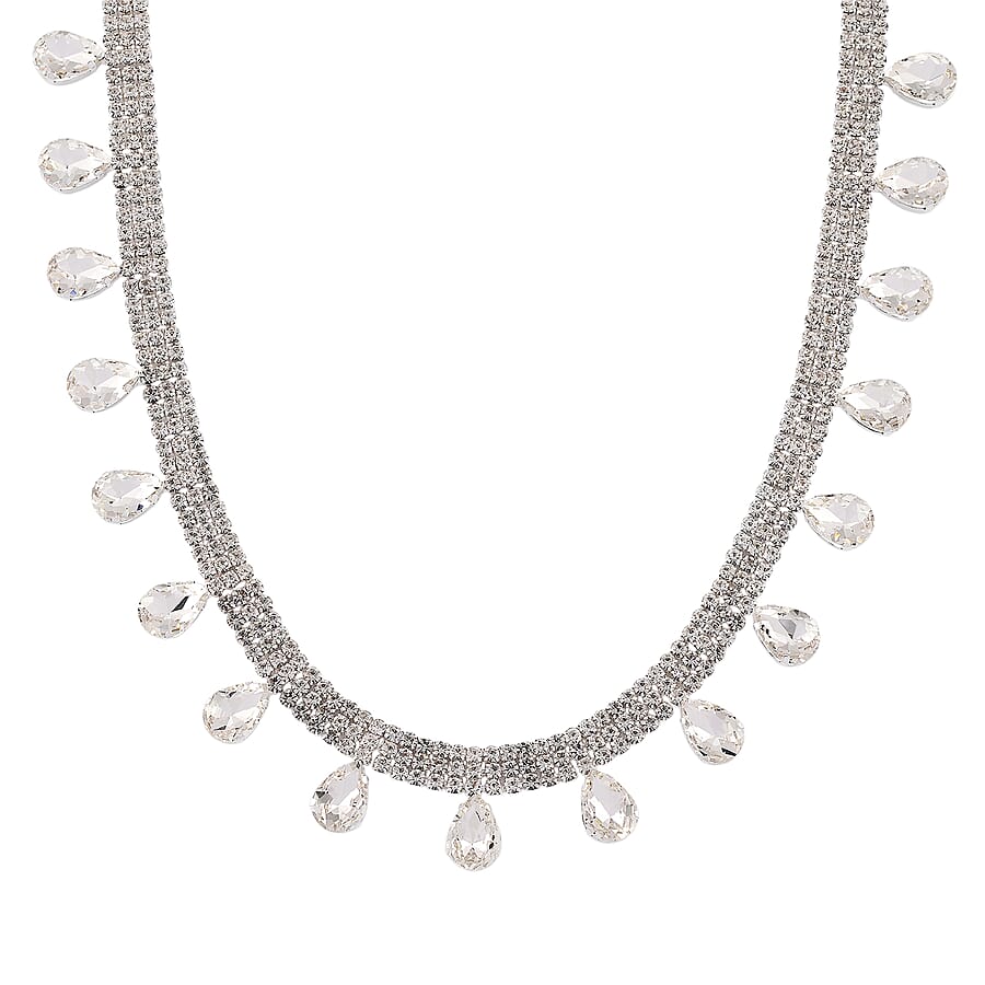 White Crystal Necklace