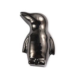 Silver Shungite Horse Carving 29.25 Ct.