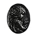Silver Shungite Lady Carving 13.68 Ct.