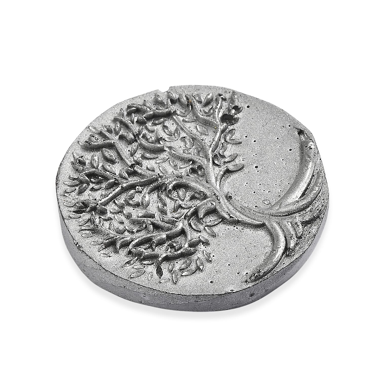 Silver Shungite Matrix with Silver Tone 18.31 Ct.