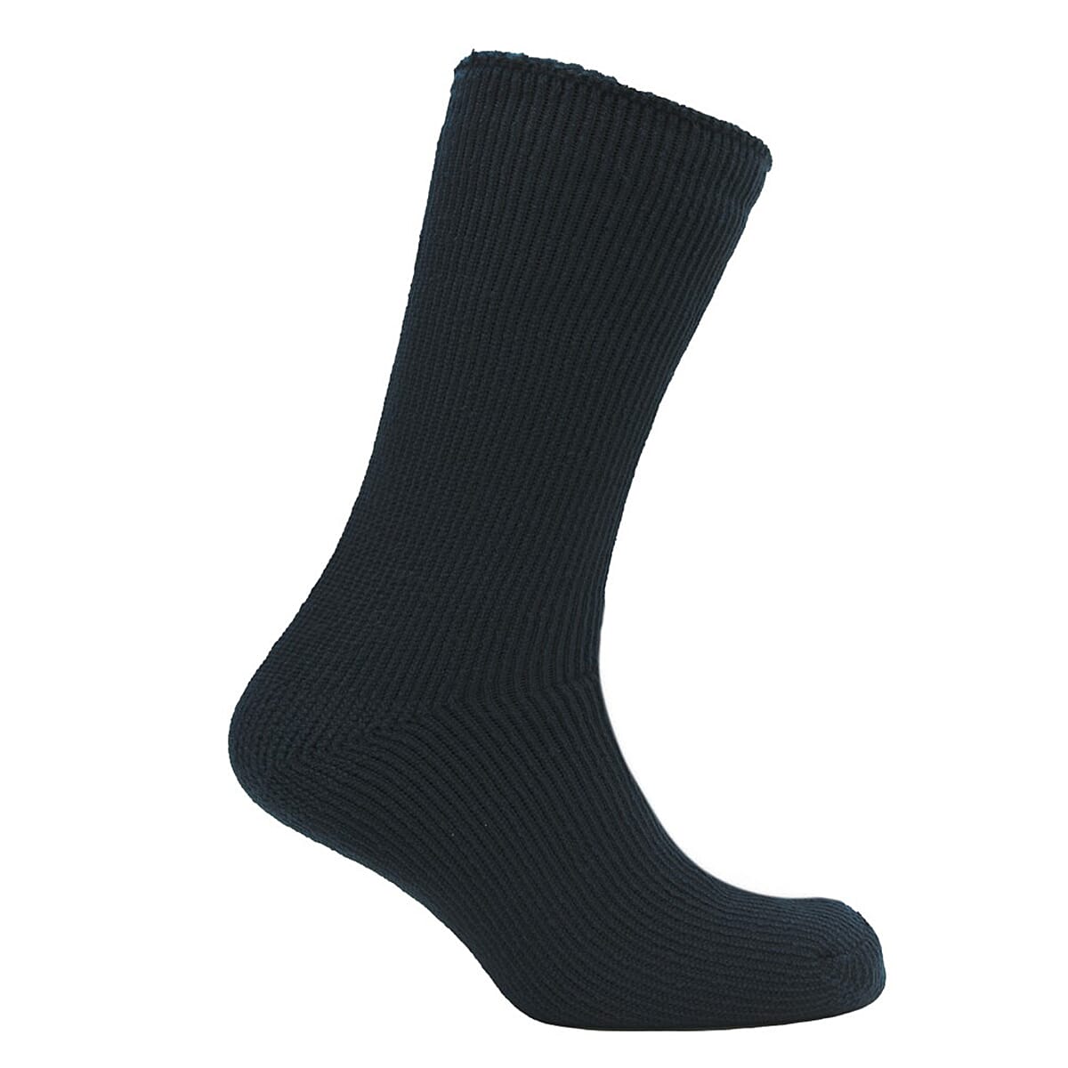 CLOSE OUT DEAL - Thermal Insulated Fleece Black Socks 2.3 Tog Rating
