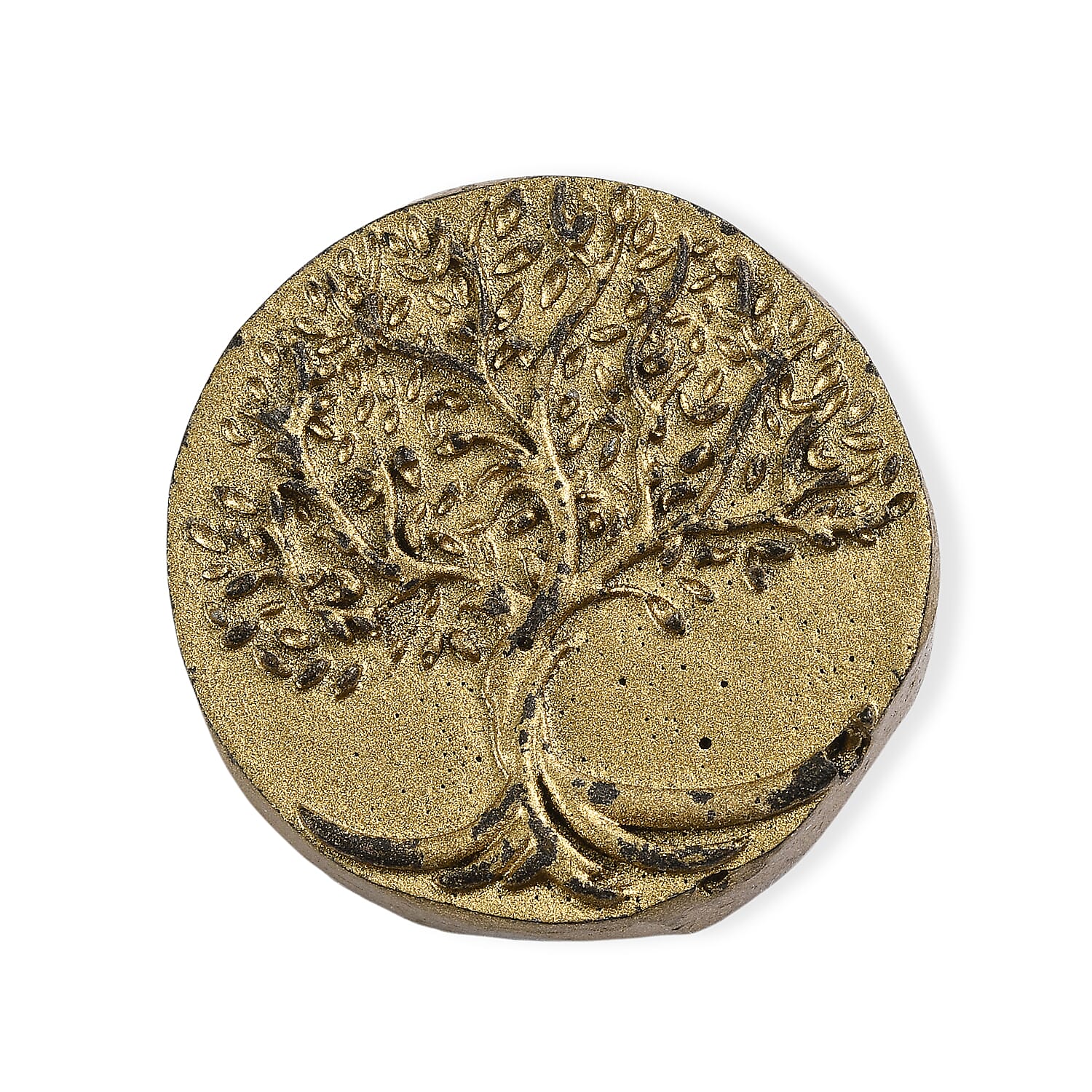 Silver Shungite Matrix with Gold Tone 20.44 Ct.