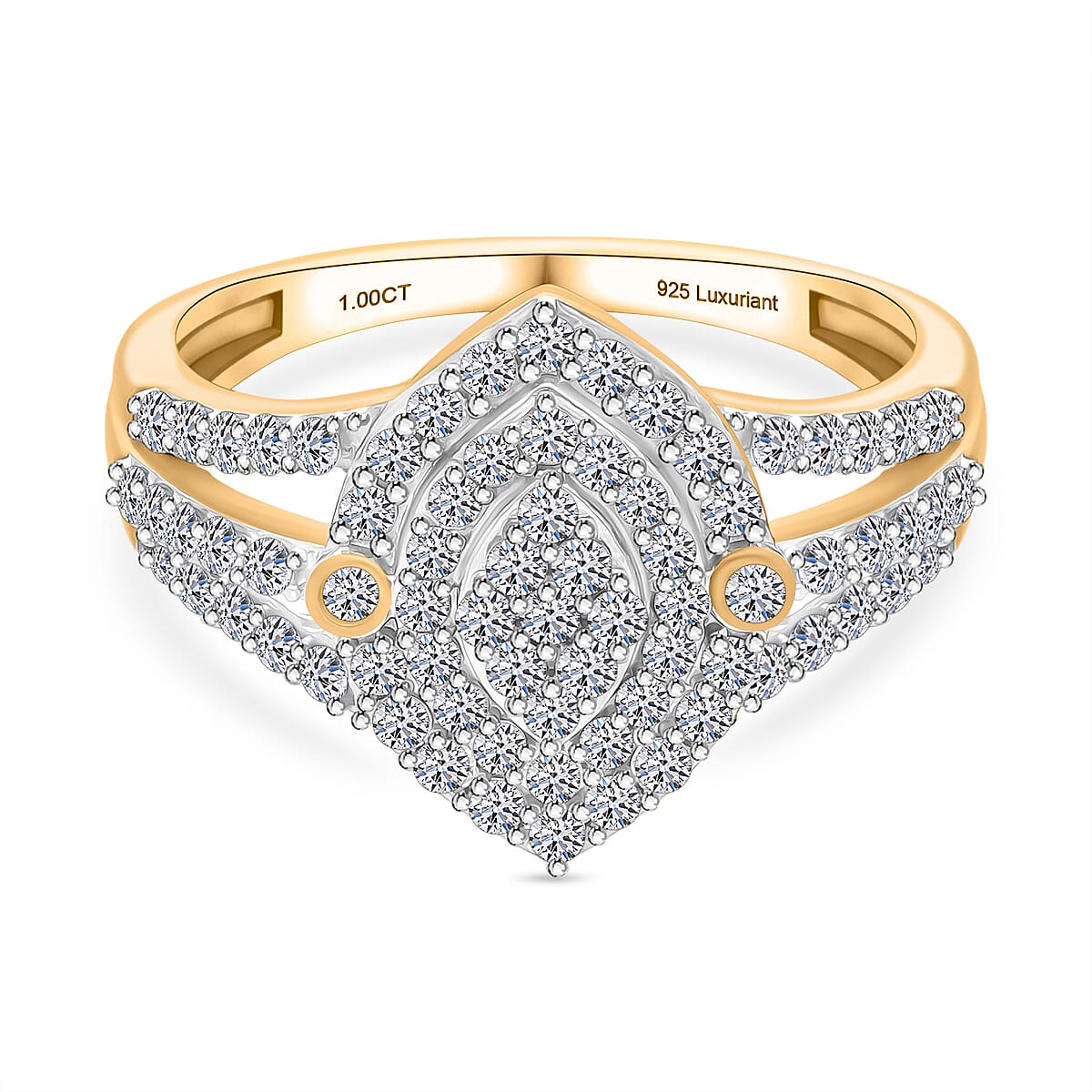 Luxuriant Lab Grown Diamond (VS/EF) Ring in 1.00 Ct.