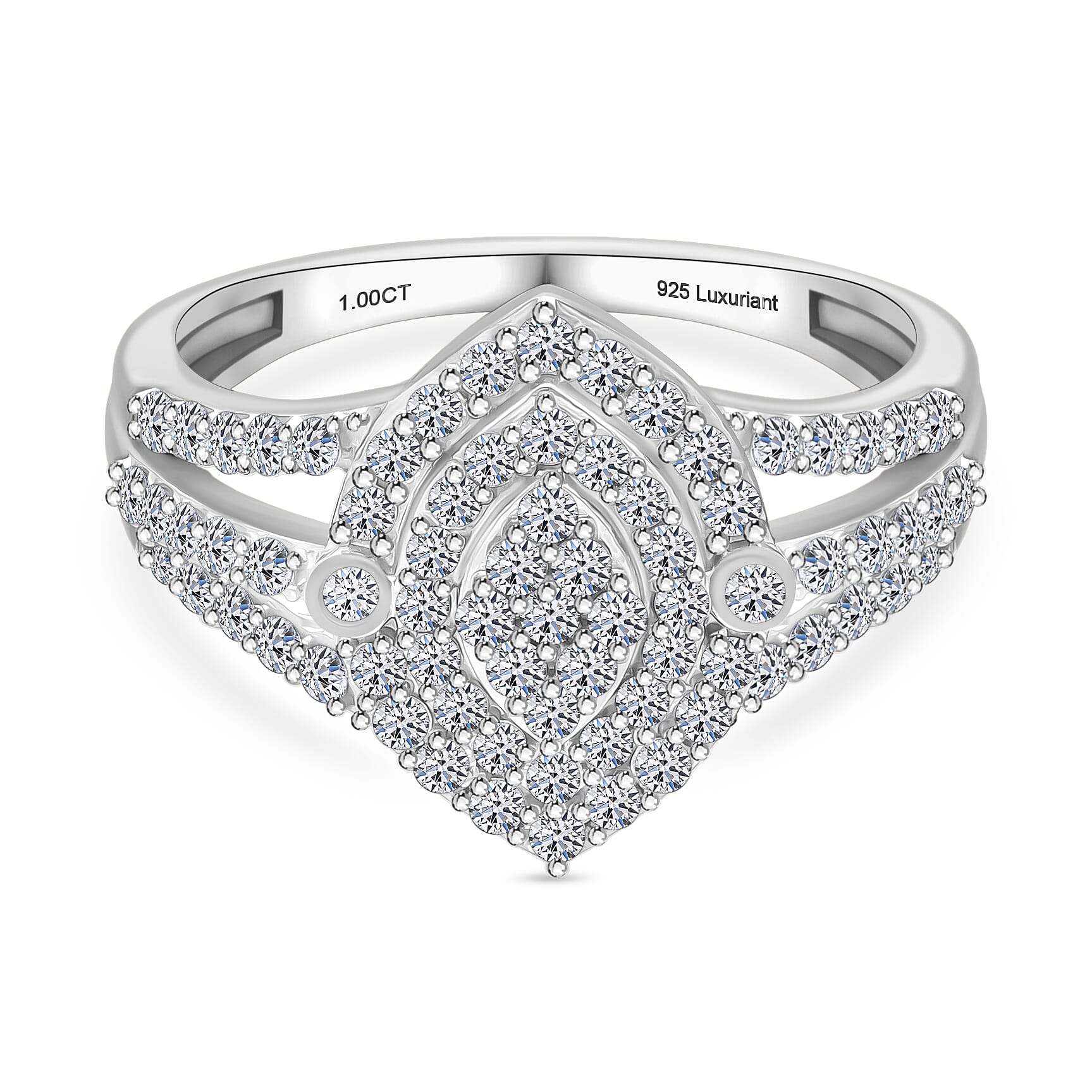 Luxuriant Lab Grown Diamond (VS/EF) Ring in 1.00 Ct.