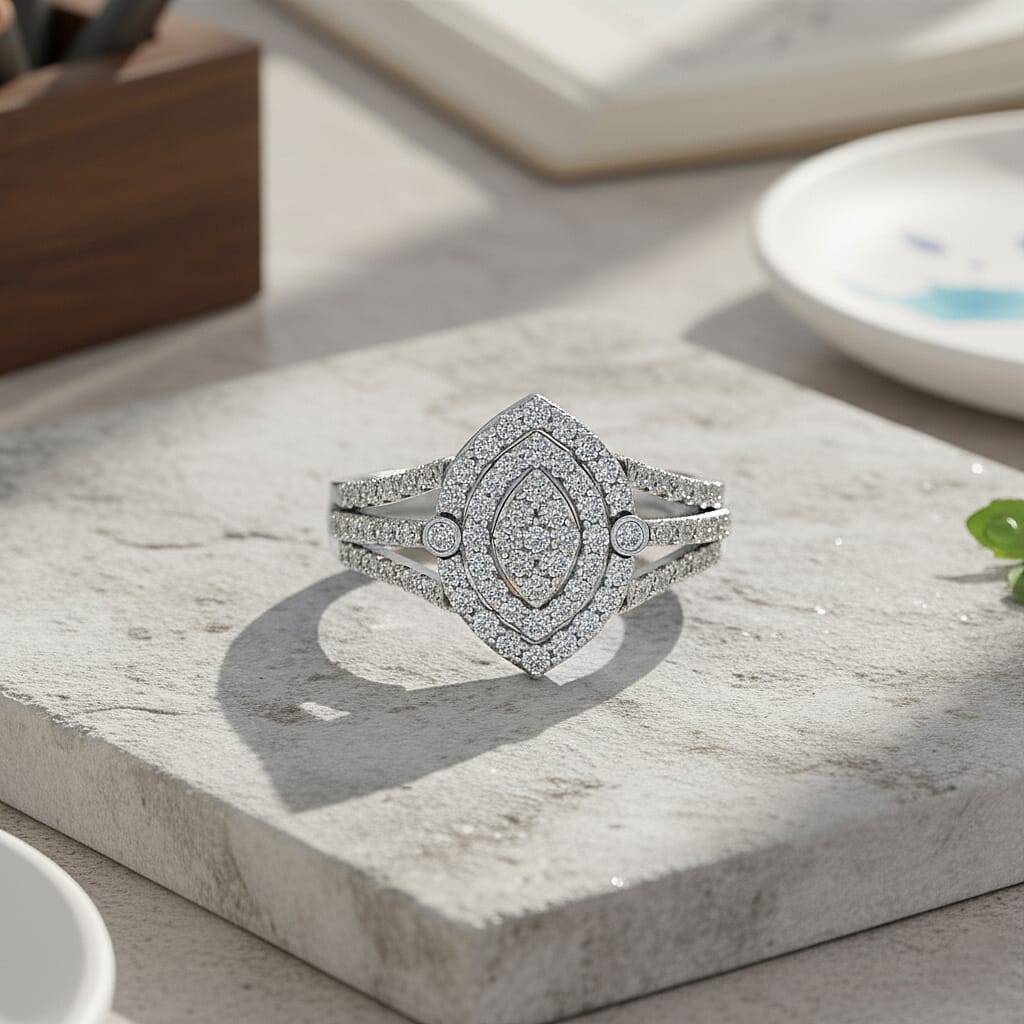 Luxuriant Lab Grown Diamond (VS/EF) Ring in 1.00 Ct.