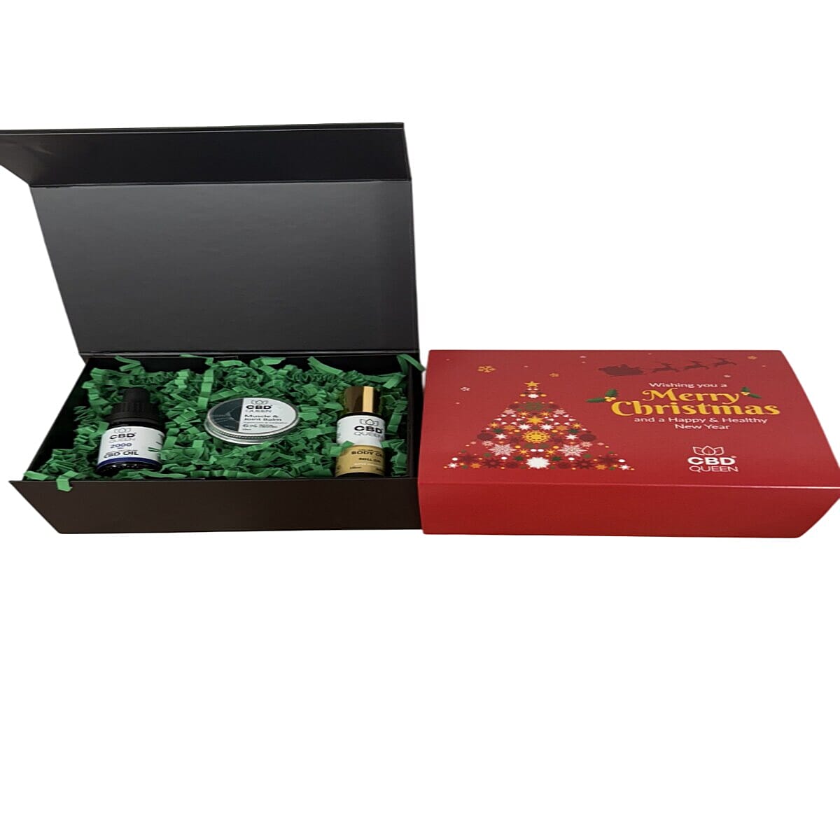 Christmas Wellness Pick - CBD Queen Gift Set (Includes Peppermint Oil with Mini Body oil & Mini Muscle and Joint Balm)