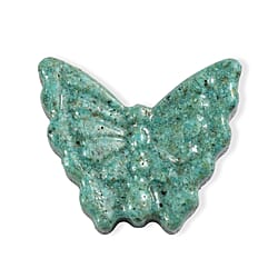 Constituted Amazonite Butterfly Carved Gemstone 31.54 Ct.