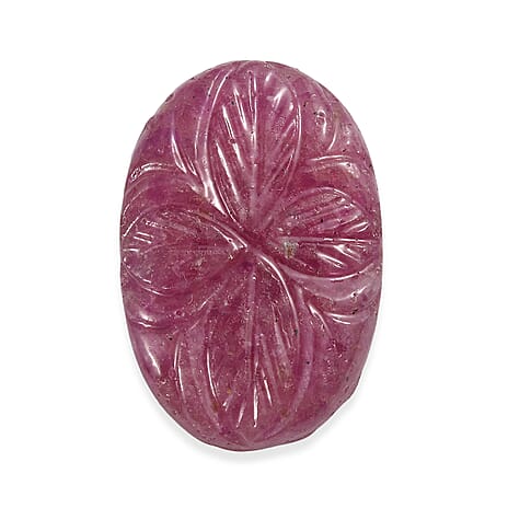 Freshend Ruby Flower Carving 23.28 Ct.
