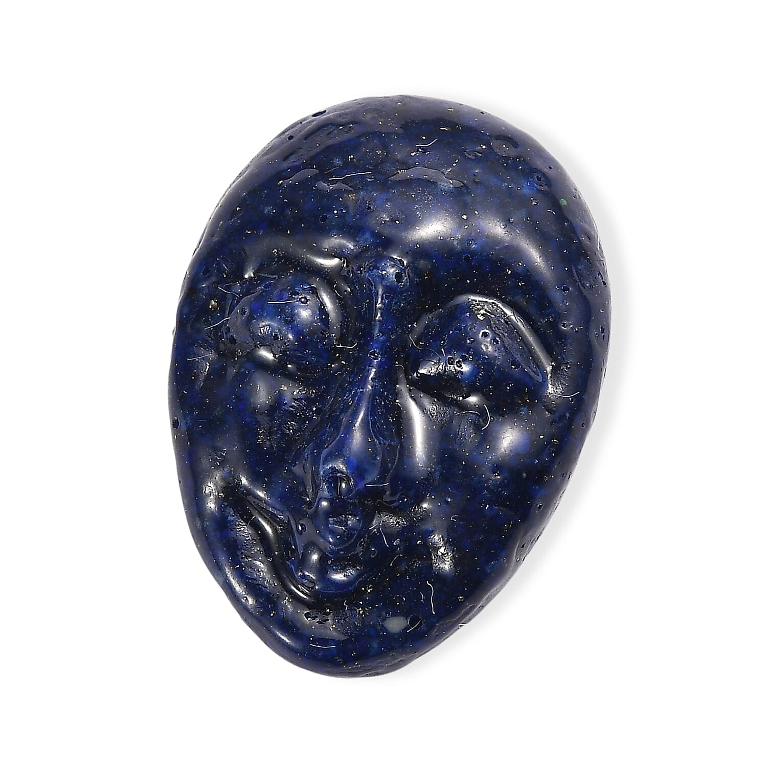 Freshened Lapis Lazuli Mask Gemstone 9.04 Ct