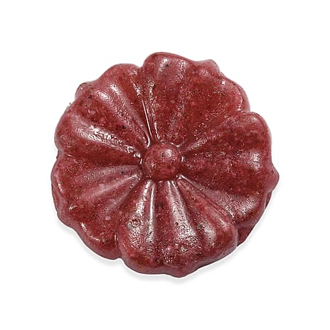 Freshened Thulite Flower Carving 10.01 Ct.