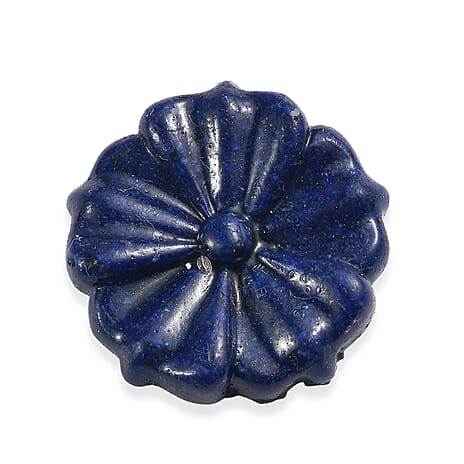 Freshened Lapis Lazuli Flower Carving 12.46 Ct.