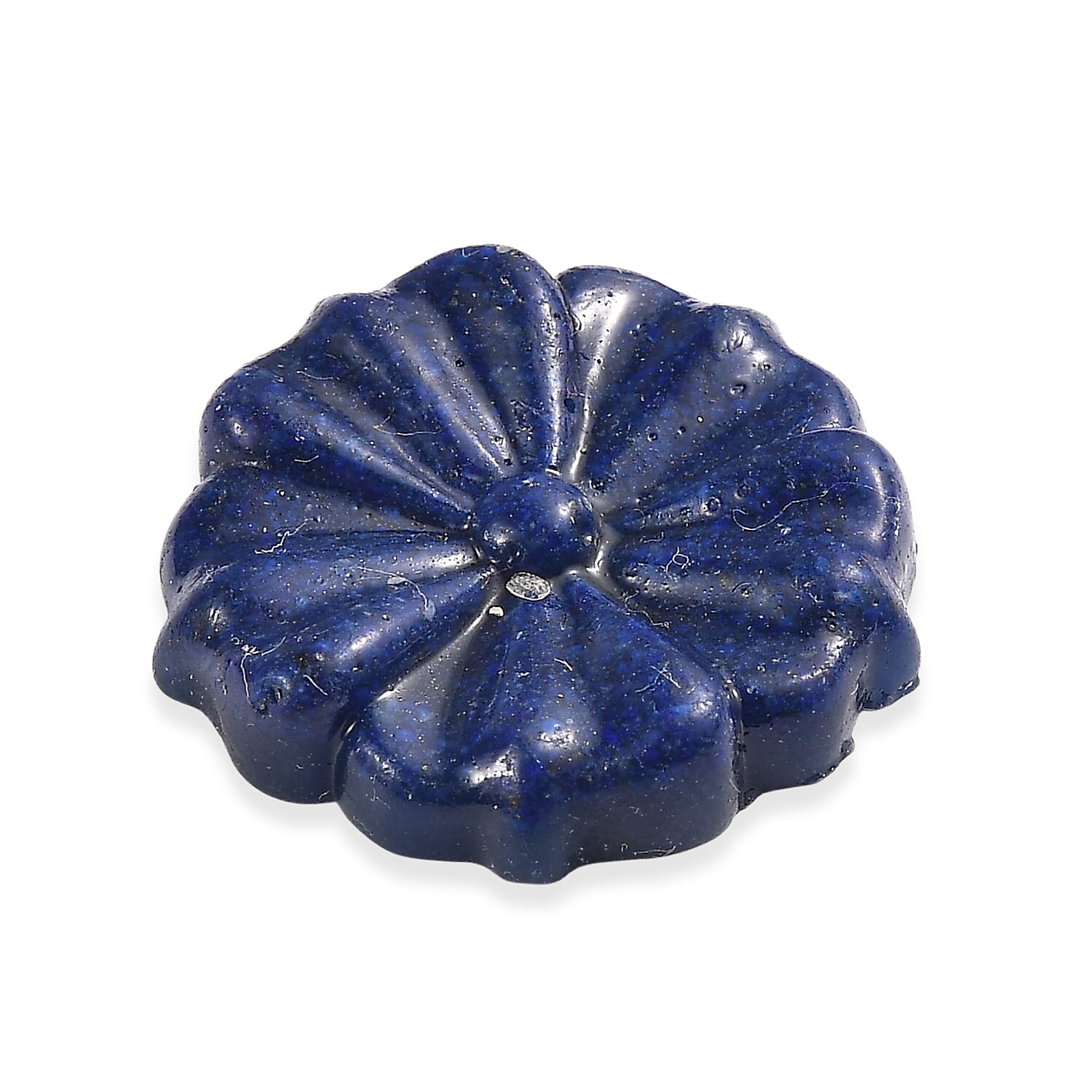 Freshened Lapis Lazuli Flower Carving 12.46 Ct.