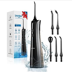 Leominor Water Flosser for Teeth - Black