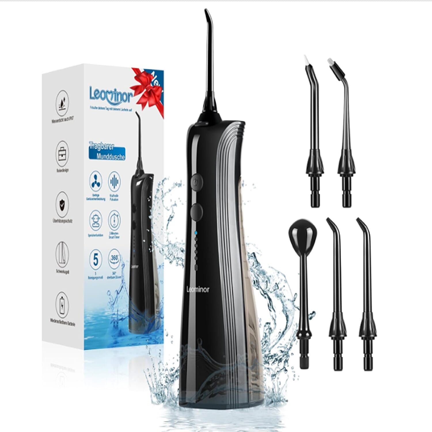 Leominor-Water-Flosser-for-Teeth-Black