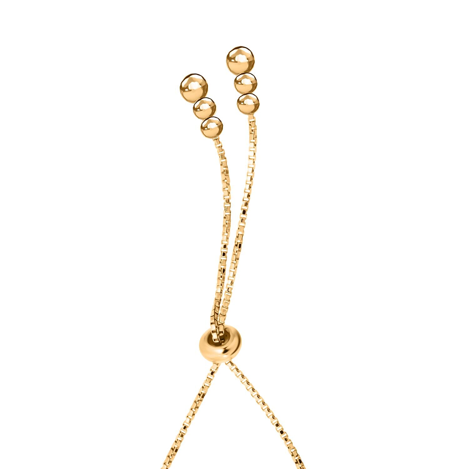 Ruby Bracelet (Size 6.5 - 8 Adjustable) in Yellow Gold Plated Sterling Silver 7.00 Ct.