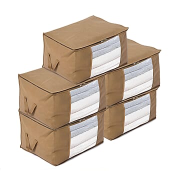 https://tjcuk.sirv.com/Products/83/2/8323860/Livmore-Set-of-5-Non-Woven-Fabric-Storage-Bags-with-Clear-Window-34-x-_8323860.jpg?w=342&h=342