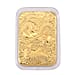 24K (99.99% Purity) Yellow Gold Dragon Embossed Collectable (39.60 x 25.70 MM)