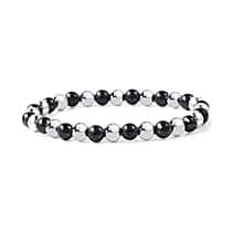 Natural Shungite & Hematite Bracelet (Strechable) 80.00 Ct.