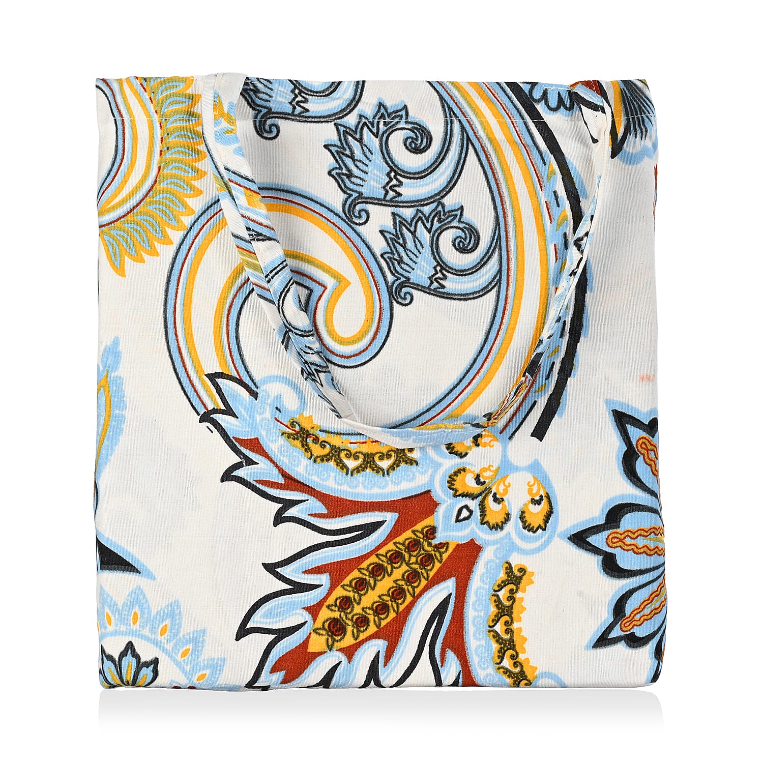Livmore  Set of 3 Printed Micro Fitted Sheets With 2 x Pillow Cases For Double Bed (Size 140x190x30Cm) - Blue White & Multicolour