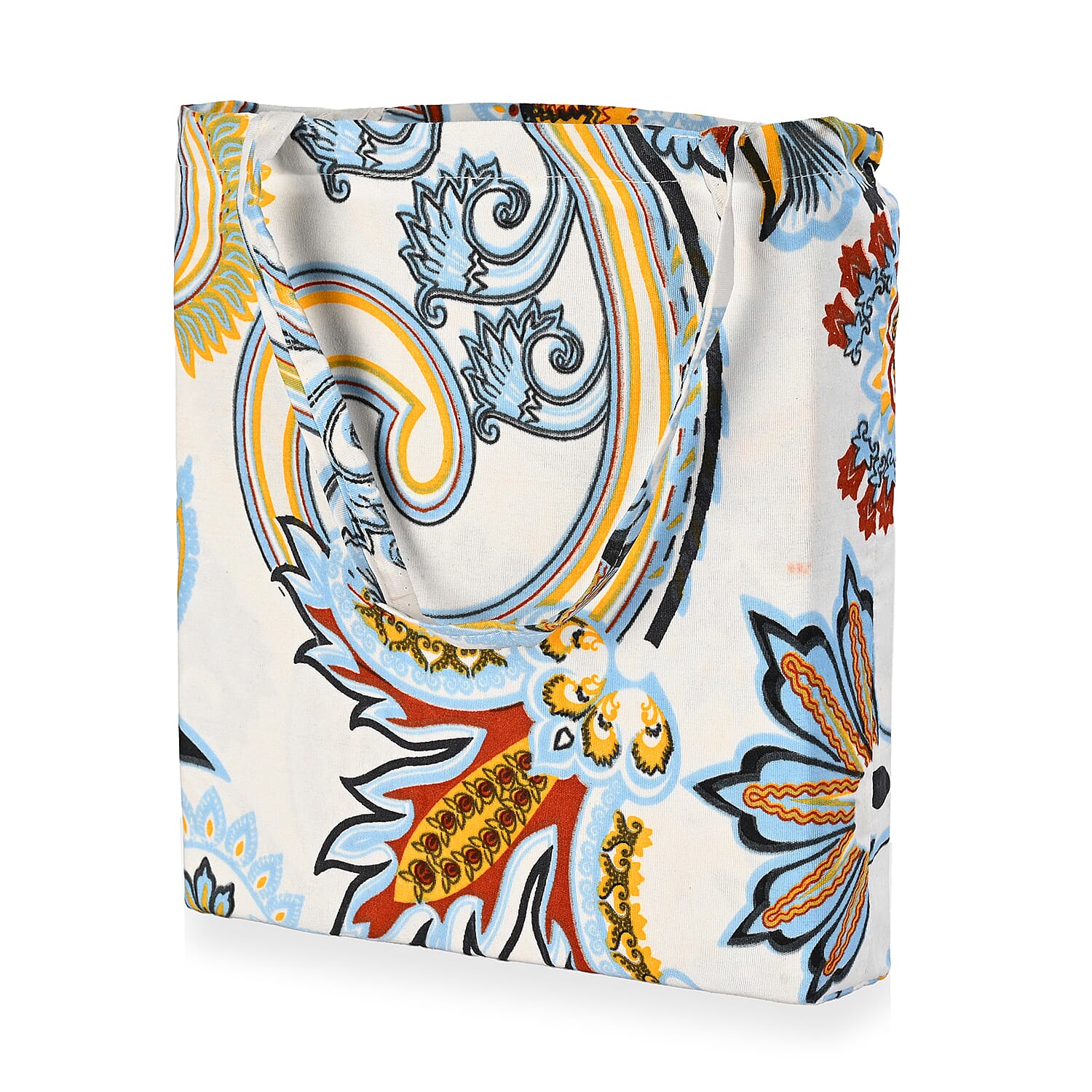 Livmore  Set of 3 Printed Micro Fitted Sheets With 2 x Pillow Cases King Bed (Size 150x200x30 Cm) - Blue White & Multicolour