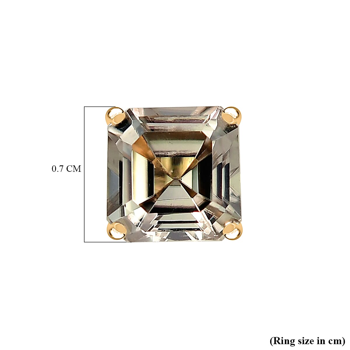 9K Yellow Gold AAA Natural Turkizite Solitaire Stud Push Post Earring 2.75 Ct.