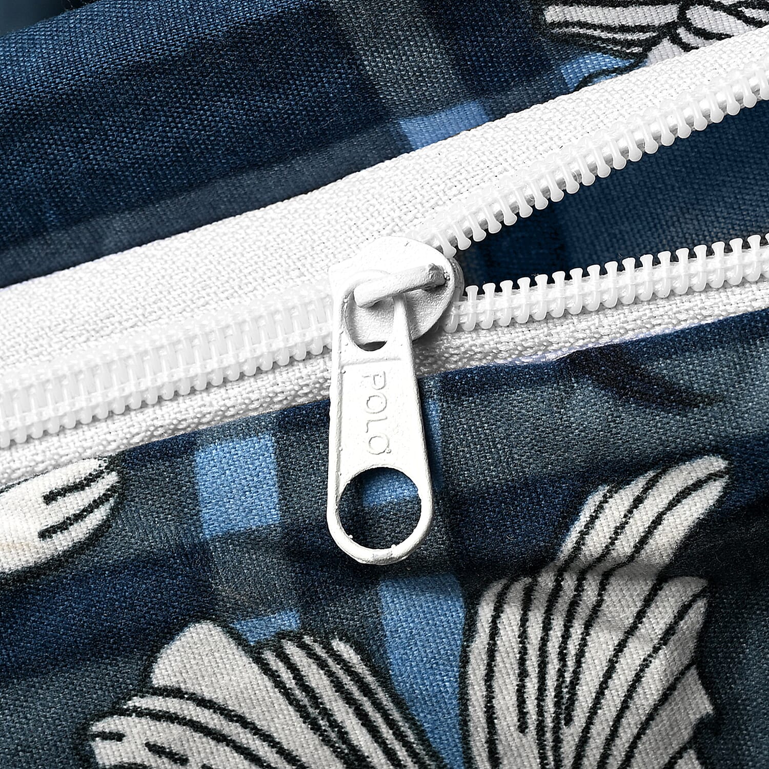 LIVMORE 4-Piece Floral Printed Microfiber Bedding Set - inc. Duvet Cover Deep Fitted Sheet & 2 Pillowcases