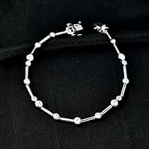 Moissanite Deal - Moissanite Bubble Bracelet (Size - 7.5) with GB Lock Box 1.00 Ct.
