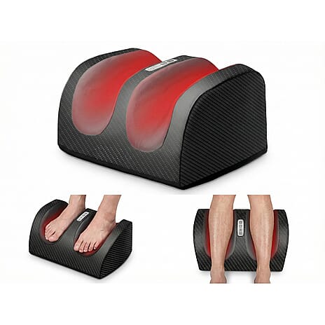 Shiatsu Foot - Calf Massager with Heat - Massage Roller - Black