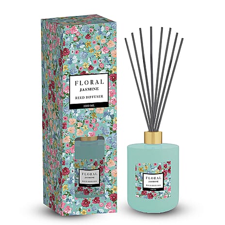 Luxury Floral Jasmine Reed Diffuser (1000 ml) - Green