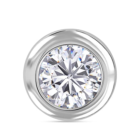 Luxuriant 950 Platinum VS Lab Grown Diamond EF, VS Solitaire Pendant, Platinum Wt.1.56 Gms  1.030  Ct.