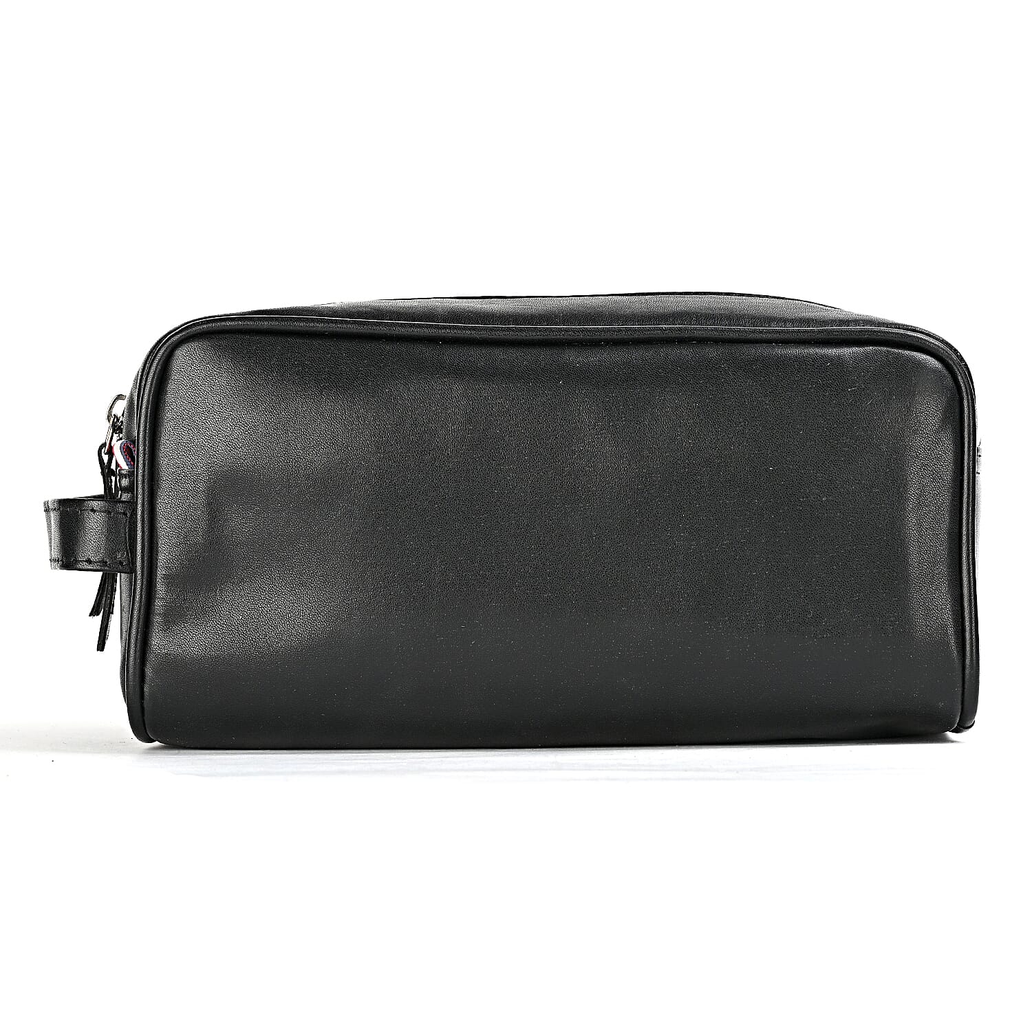 VALISSIERE Faux-Leather Travel Cosmetic - Toiletry Bag - Black