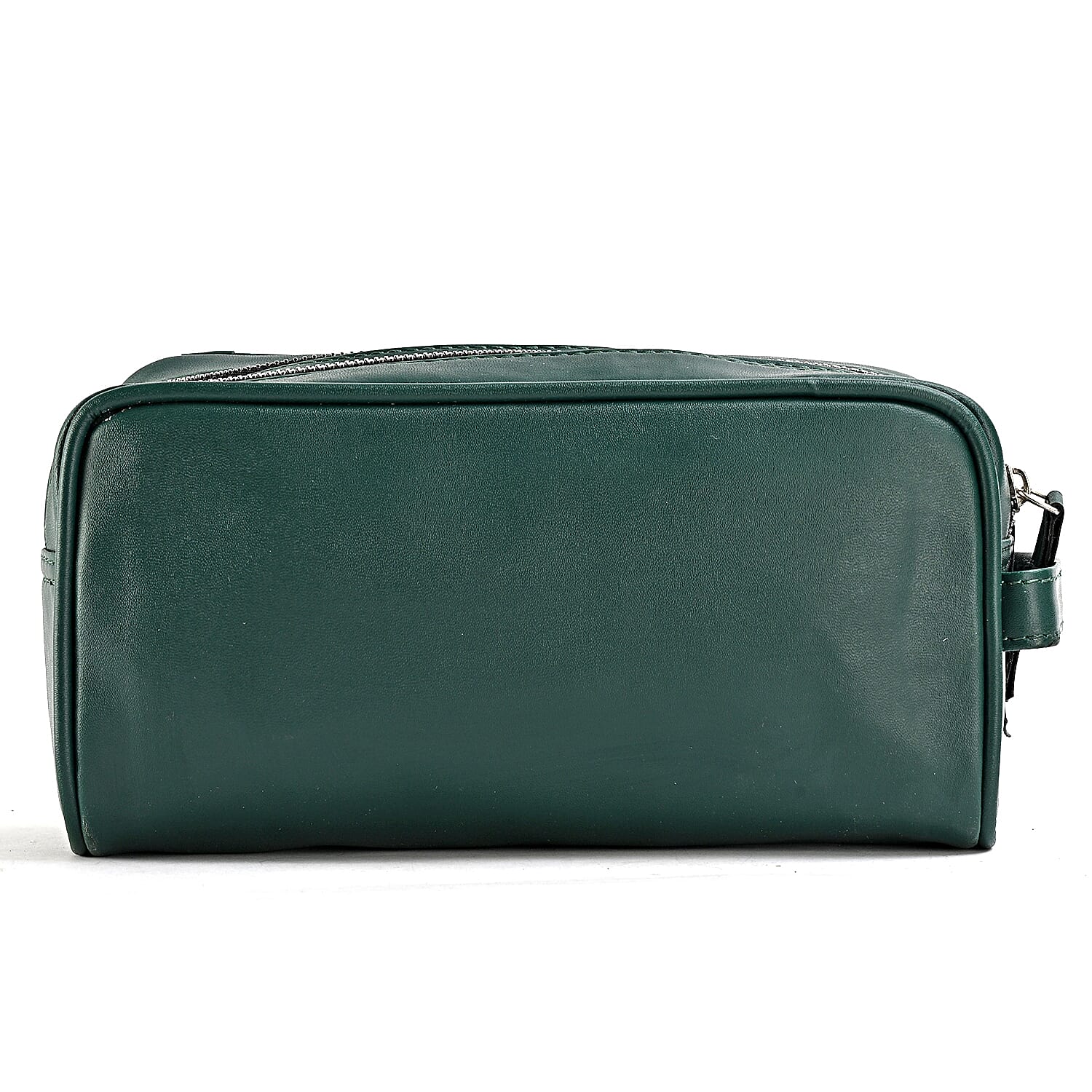 VALLISERIE PU Patterned Cosmetic and Toiletry Bag (Size 24x12x10 cm) - Green