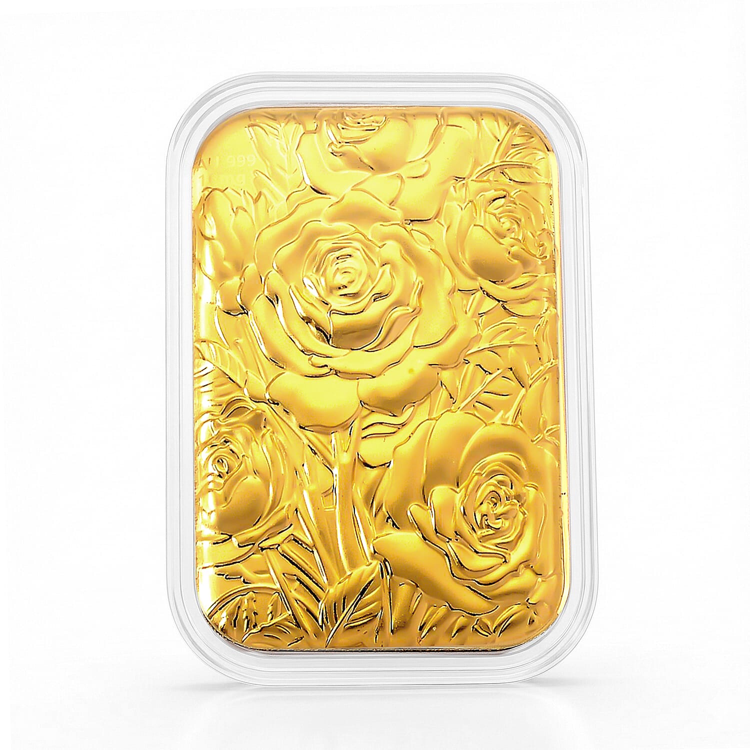 24K Gold (99.9% Purity) Embossed Flower Collectable