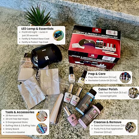 Red Carpet Manicure Hema Free Pro Kit with Two Free Polishes