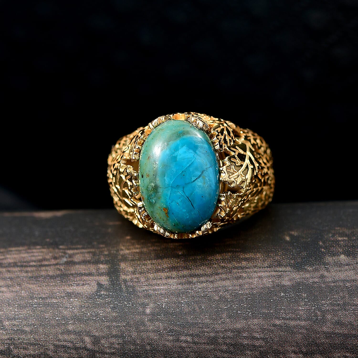 EverTrue Opalina Fancy Ring Pure Yellow Brass  5.010  Ct.