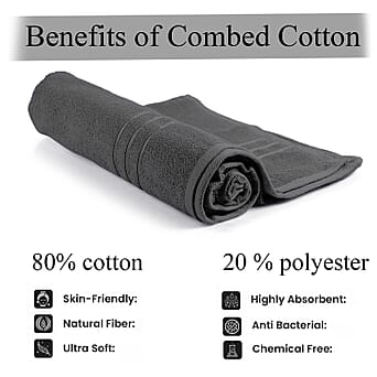 https://tjcuk.sirv.com/Products/83/2/8326082/LIVMORE-Cotton-Solid-Towel-Size-172x1-cm-Charcoal-Grey-Red_8326082_3.jpg?w=342&h=342
