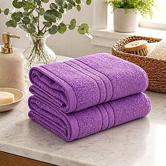 https://tjcuk.sirv.com/Products/83/2/8326087/LIVMORE-Cotton-Solid-Towel-Size-172x1-cm-Purple-Red_8326087_1.jpg?w=342&h=342