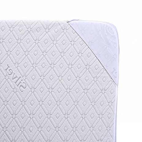 Hush Haven Premium Silver thread Waterproof Mattress Protector 220GSM (King) - White